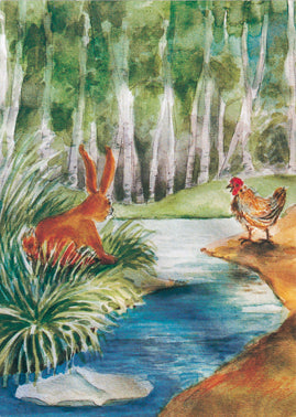 Hase und Huhn