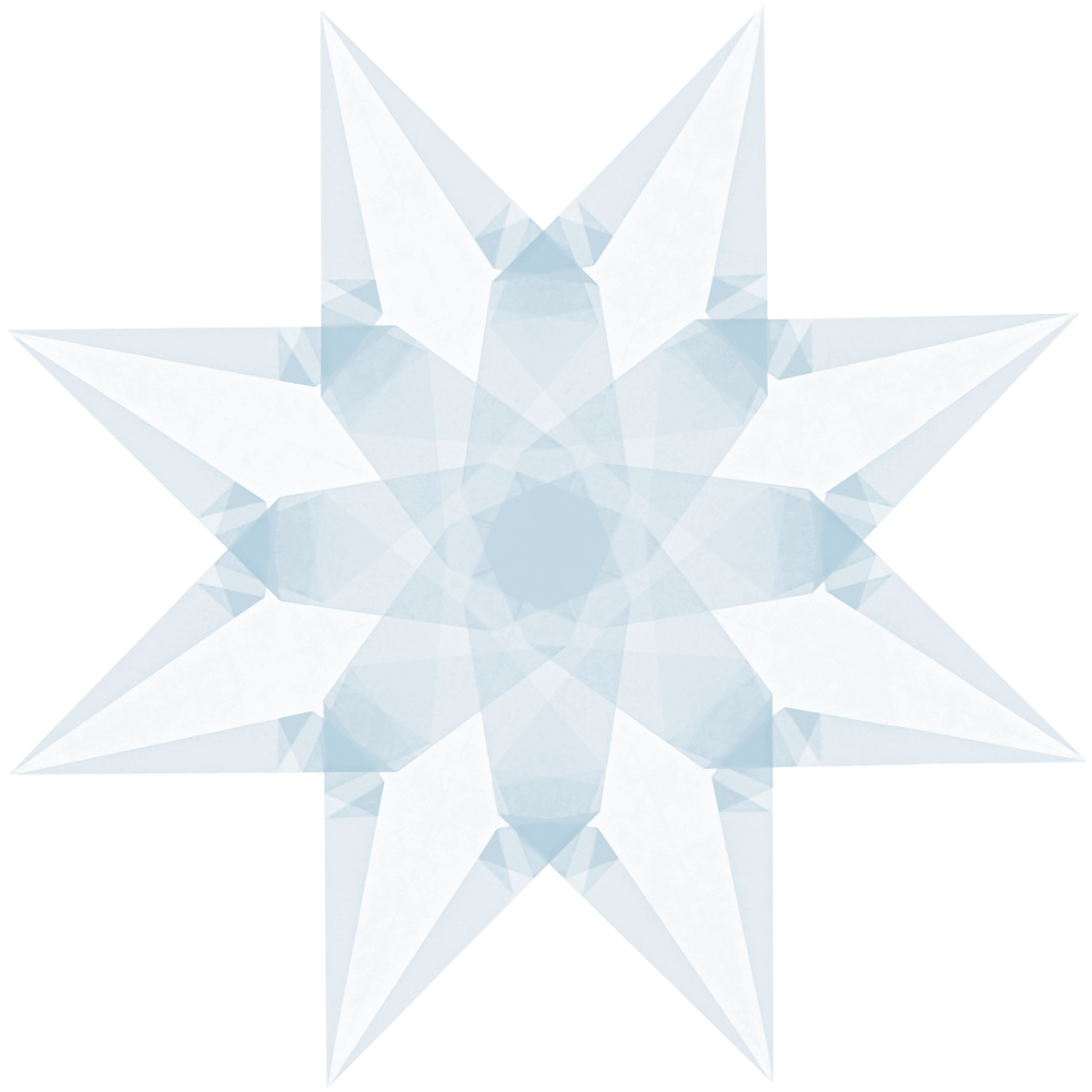 Faszinierende Fenstersterne (Hellblau, Hellgelb, Weiß) Art.-Nr. 014