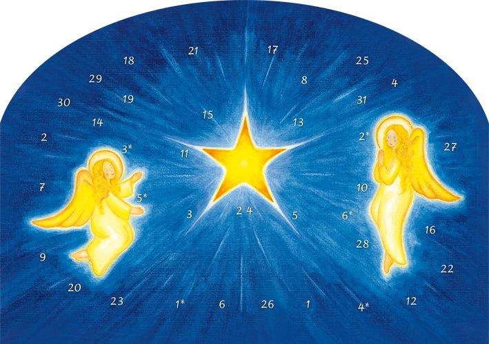 Weihnachtsstern Adventskalender
