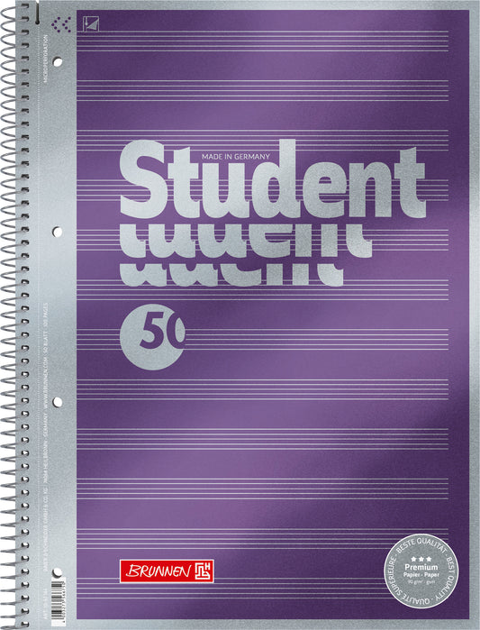 Collegeblock A4 Noten Premium
