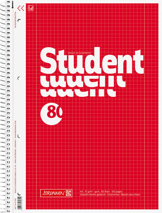 Collegeblock A4 Lin28 80Bl