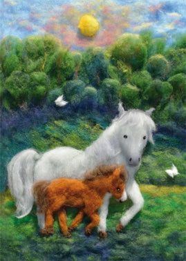Pferde auf der Wiese