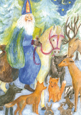 Nikolaus bei den Tieren