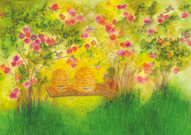 Bienen im Rosenhag