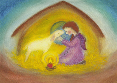 Kind mit Lamm