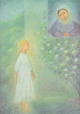Frau Holle am Fenster