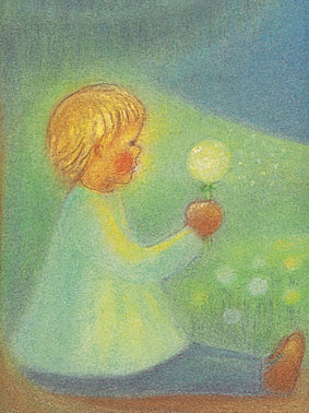Kind mit Pusteblume