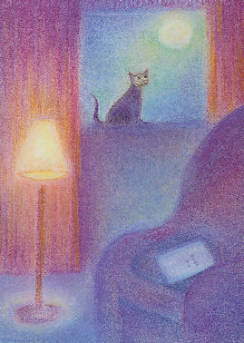 Kater und Mond