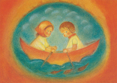 Ruth und Hans im Boot
