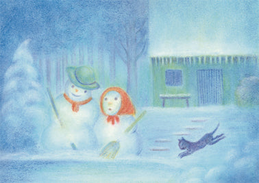 Februar-Schneemann