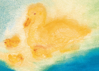 Ente mit Jungen