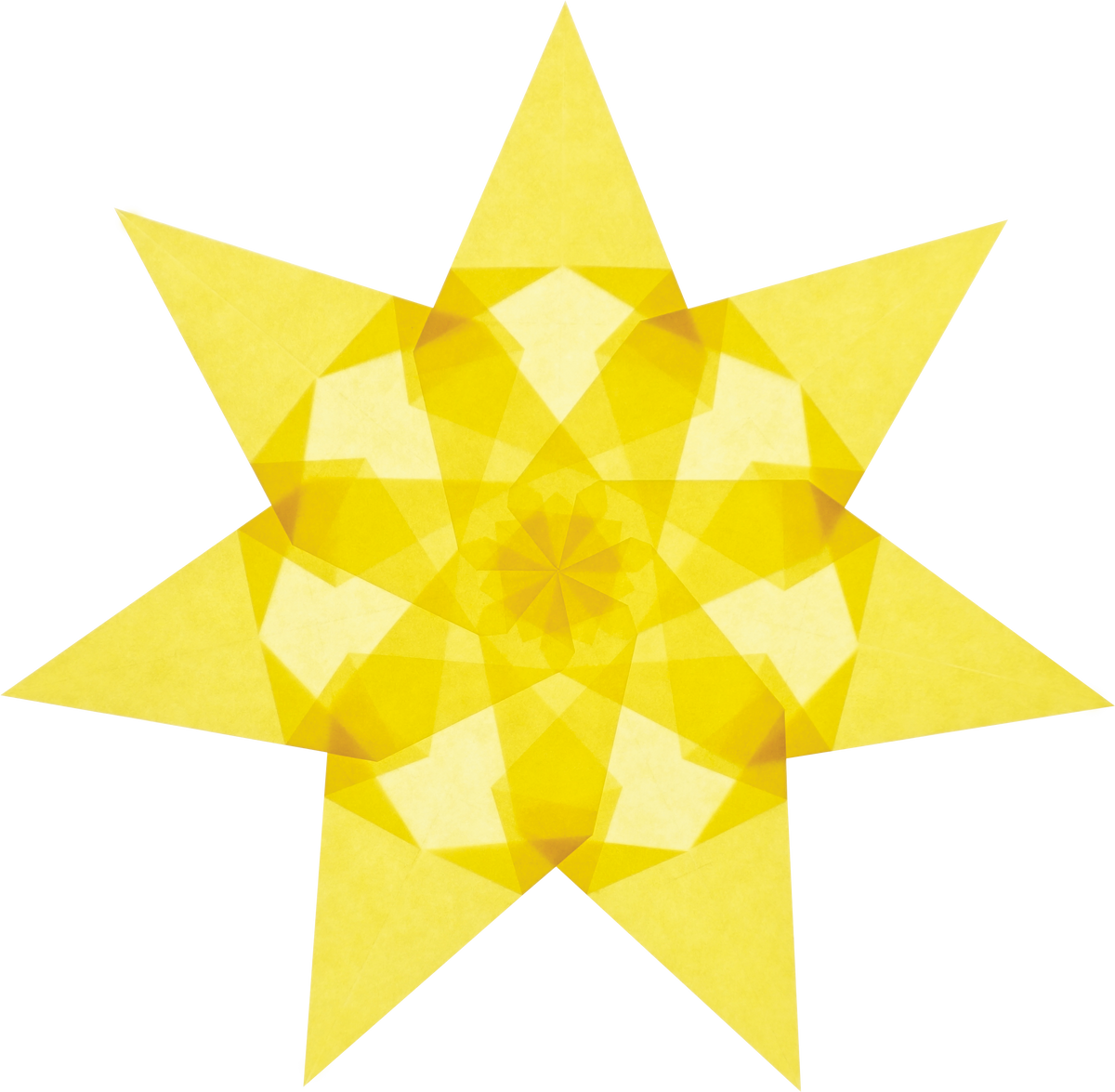 Faszinierende Fenstersterne (Hellblau, Hellgelb, Weiß) Art.-Nr. 014