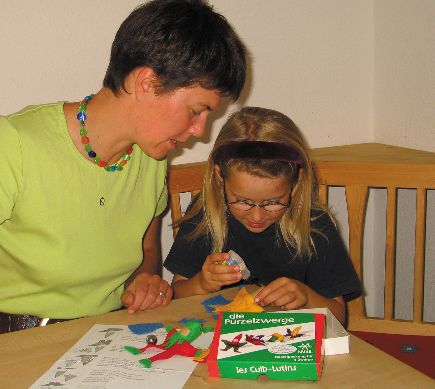Bastelpackung für 4 Purzelzwerge
