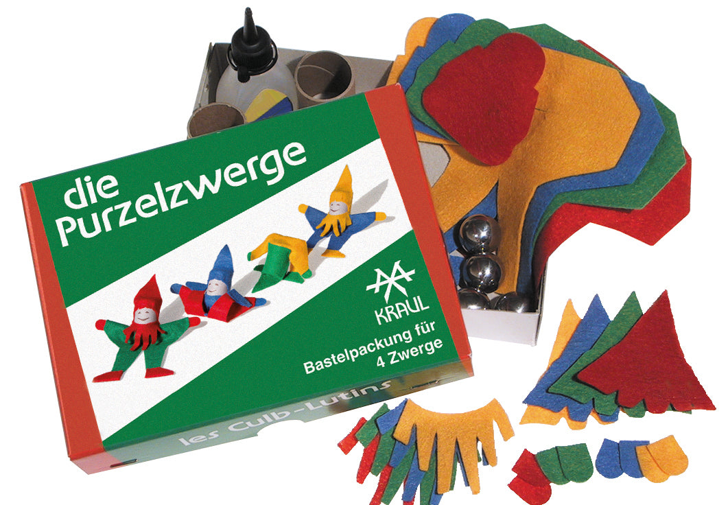 Bastelpackung für 4 Purzelzwerge