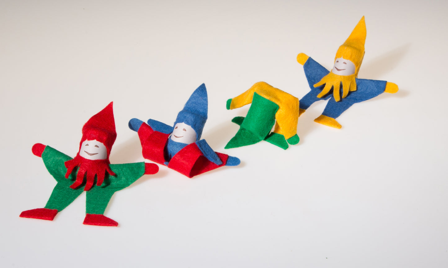 Bastelpackung für 4 Purzelzwerge