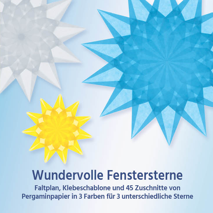 Wundervolle Fenstersterne