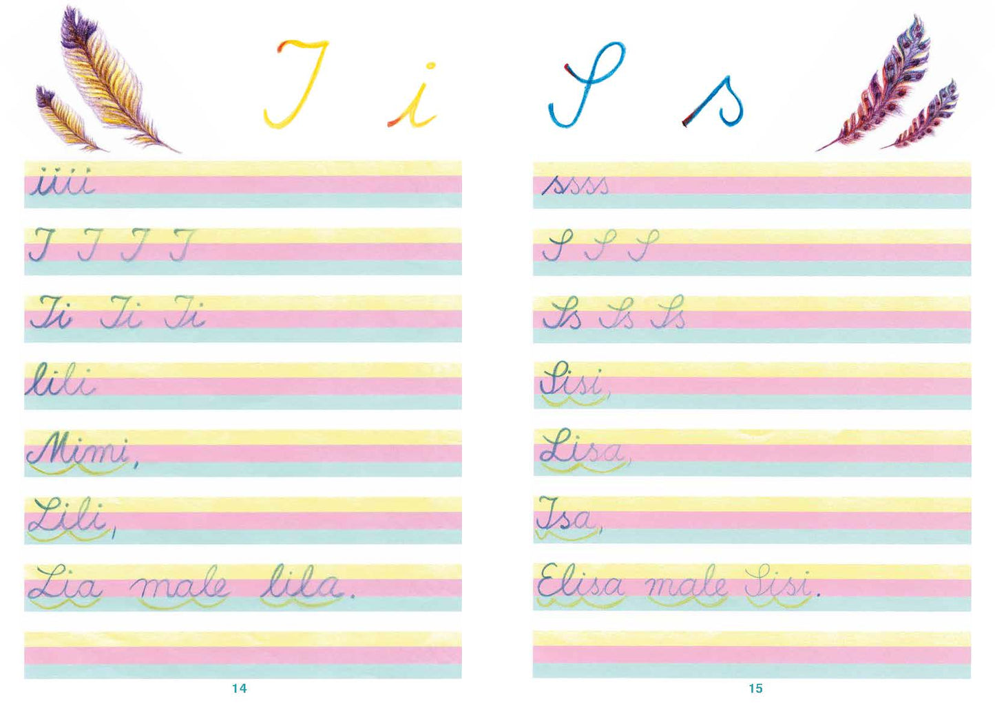 Schreibschrift schreiben mit Salome Heft 1 und 2