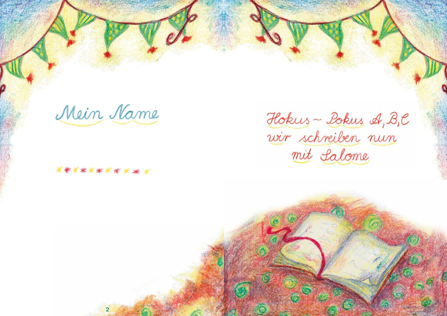 Schreibschrift schreiben mit Salome Heft 1 und 2