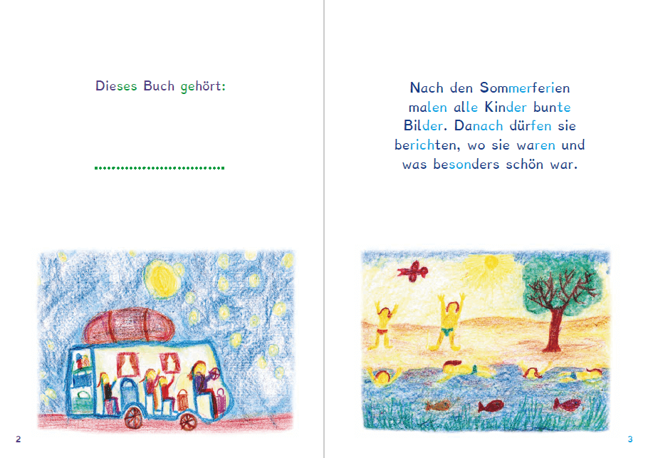 Die ganze Welt ist kunterbunt Lesebuch 2